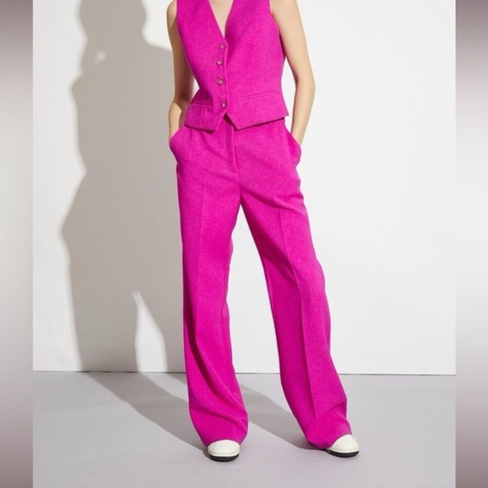 Saint Art Hot Pink Fushia Tatum Relaxed Fit Trousers M